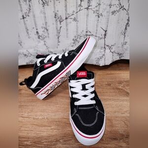 Vans Filmore Checkered Flame Skate Shoes Size US Youth 4.5
